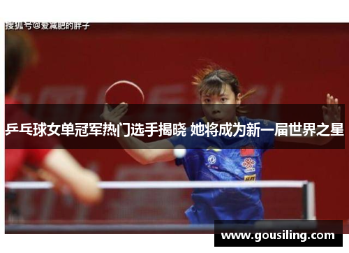 乒乓球女单冠军热门选手揭晓 她将成为新一届世界之星